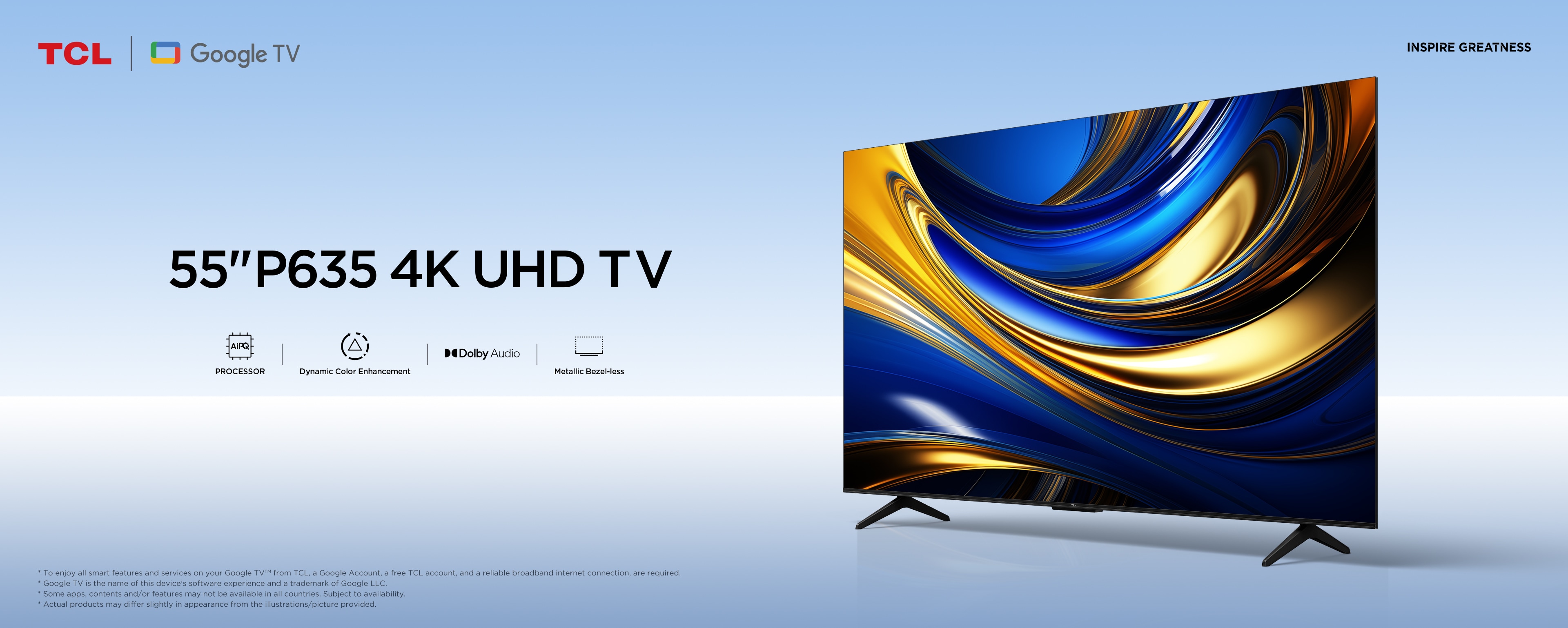 TCL 55" P635 4K